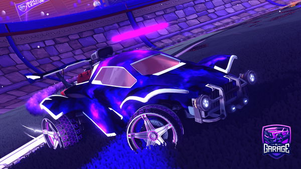A Rocket League car design from Imnubking