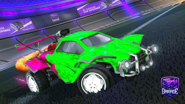 A Rocket League car design from squishynuggets