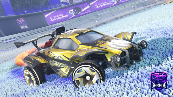 A Rocket League car design from aussyAsh_