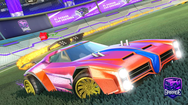 A Rocket League car design from Quitt