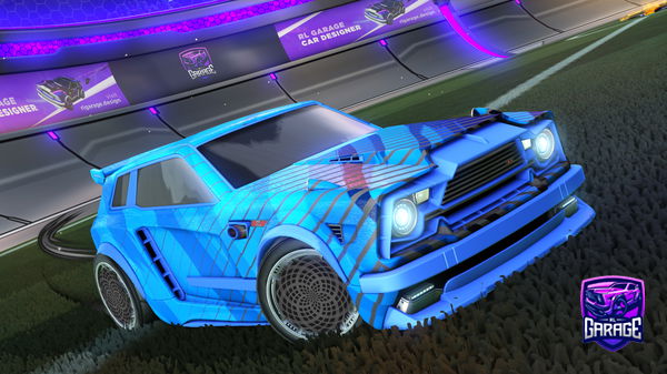 A Rocket League car design from BillyRobbo