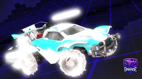 A Rocket League car design from Muxxyfy