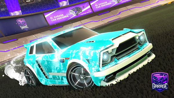 A Rocket League car design from Ripperatschool