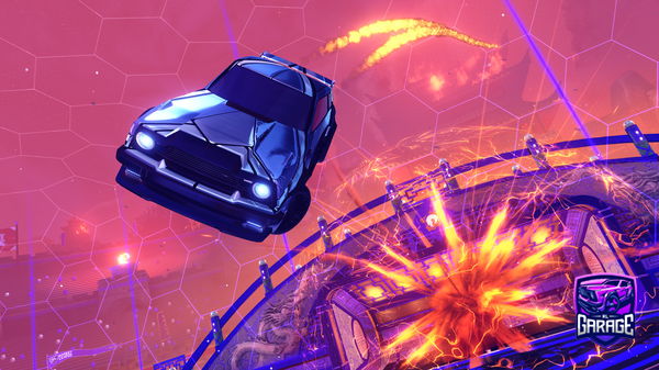 A Rocket League car design from Blizzarius