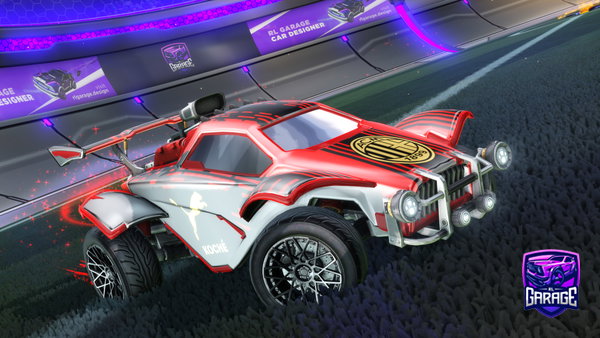 A Rocket League car design from Feenix_