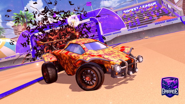 A Rocket League car design from mrtrd37