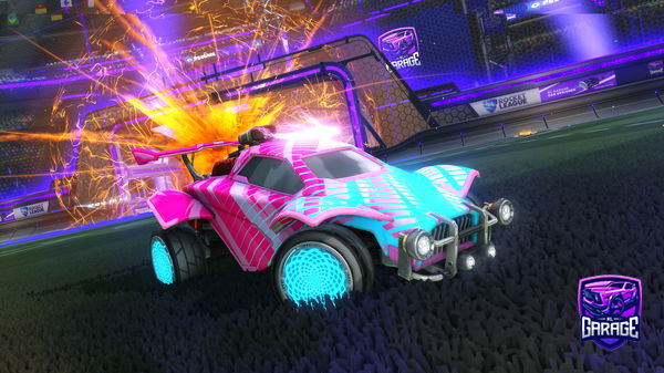 A Rocket League car design from Lemonshar