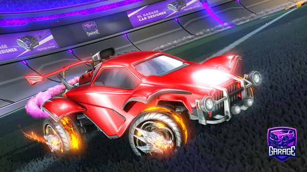 A Rocket League car design from PanConAceite110