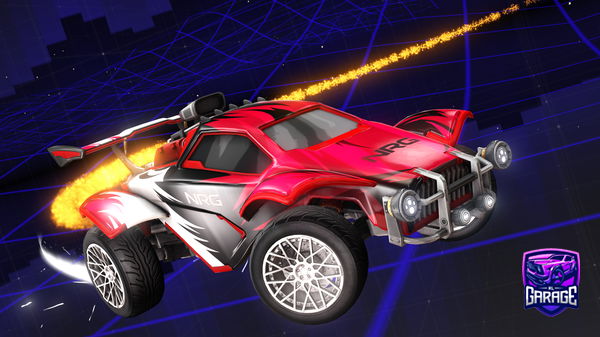 A Rocket League car design from Fluffydog44