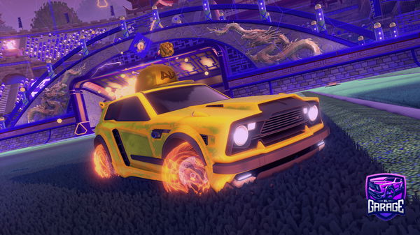 A Rocket League car design from Tomonps