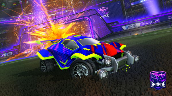 A Rocket League car design from momosgo