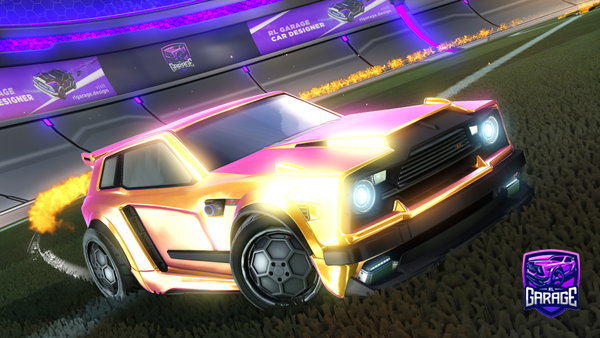 A Rocket League car design from Joker31