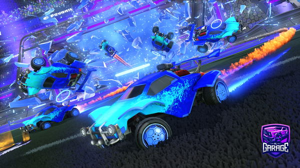 A Rocket League car design from wanted_disc289