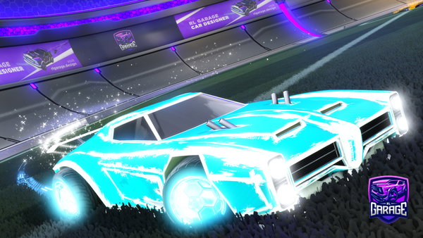 A Rocket League car design from PstQX