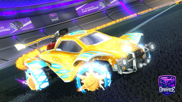 A Rocket League car design from Sledgehammer0111