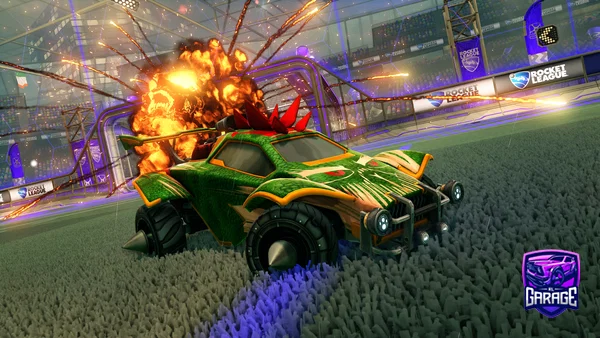 A Rocket League car design from fabm
