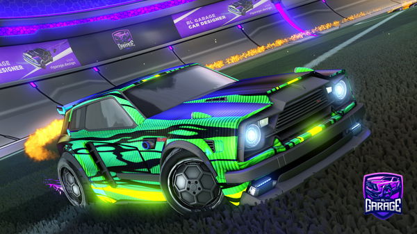 A Rocket League car design from Neptey