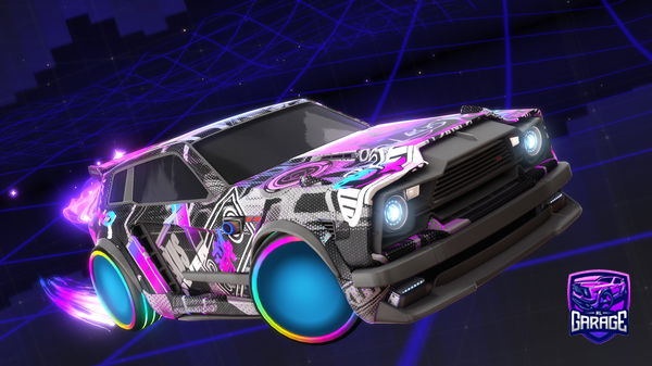 A Rocket League car design from ObedientDate8480