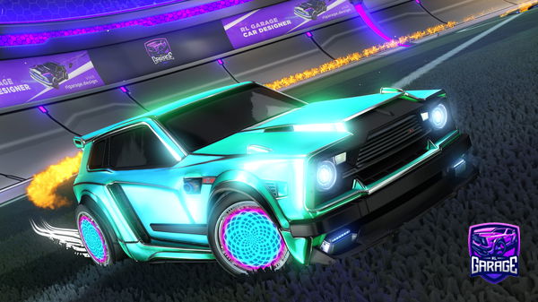 A Rocket League car design from Not_Umbxrto