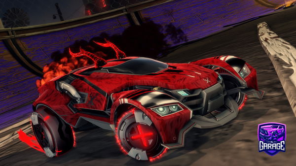 A Rocket League car design from SALOC1N