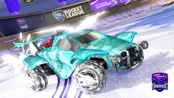 A Rocket League car design from SkibidiJonno