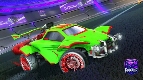 A Rocket League car design from KingCapybara403