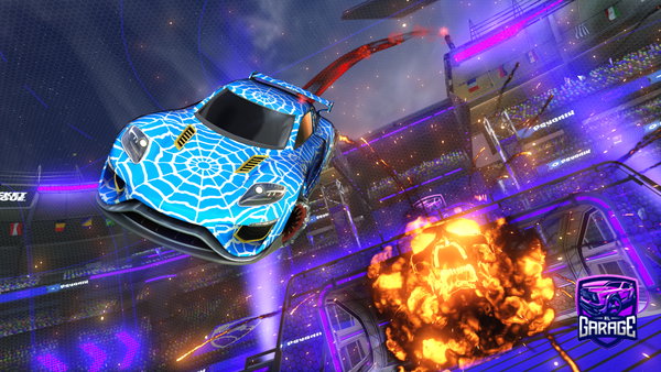 A Rocket League car design from Ade223