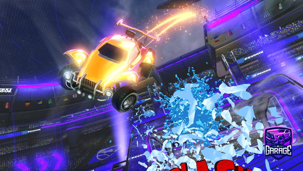 A Rocket League car design from Trent22