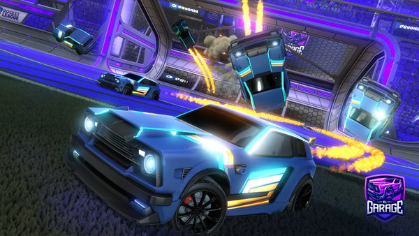 A Rocket League car design from Myswrr