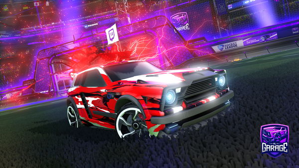 A Rocket League car design from YaBoiBlu01