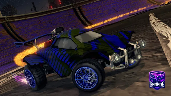 A Rocket League car design from Verrkami