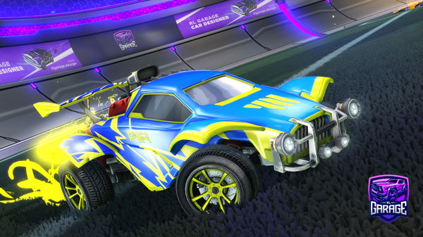 A Rocket League car design from GriddyGod