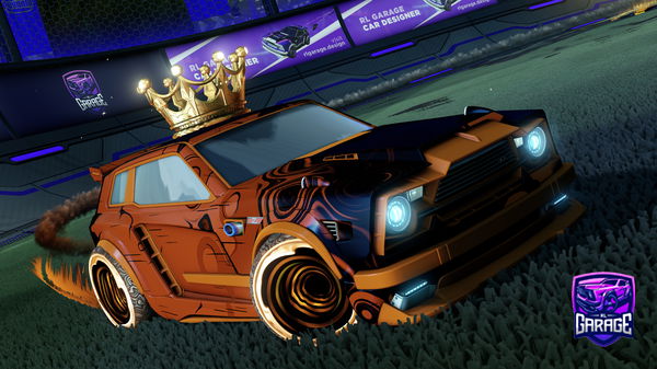 A Rocket League car design from TORNAYYDO
