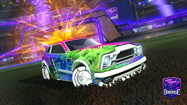 A Rocket League car design from RidhwanH