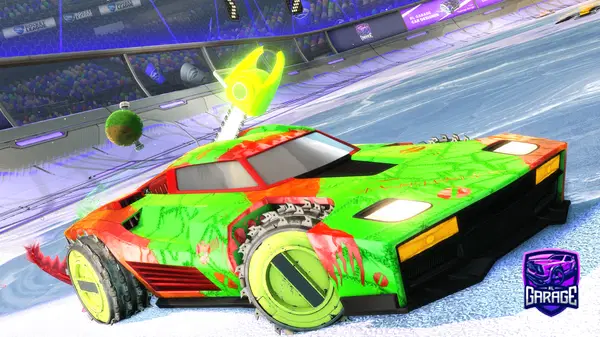 A Rocket League car design from Squib