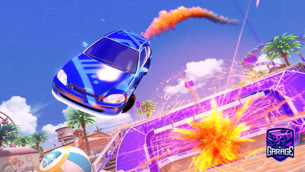 A Rocket League car design from Dragoncitow