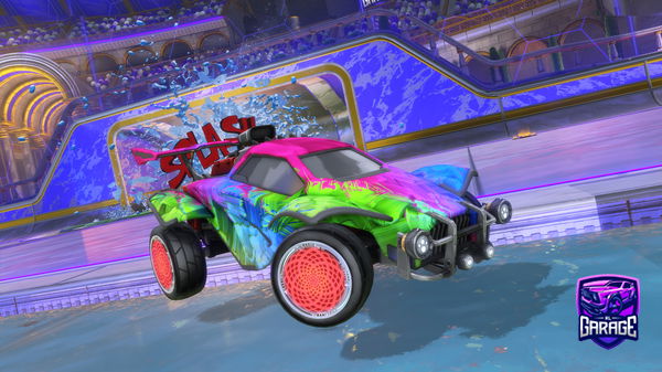 A Rocket League car design from satt-up