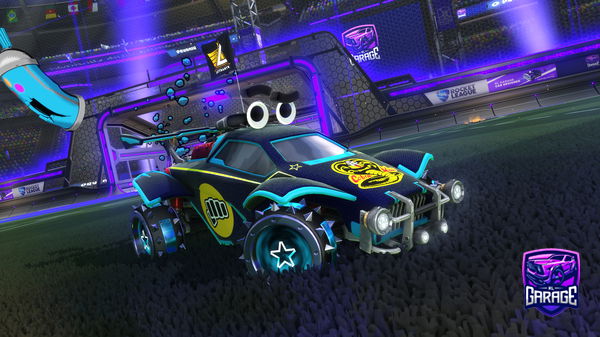 A Rocket League car design from JayTrain