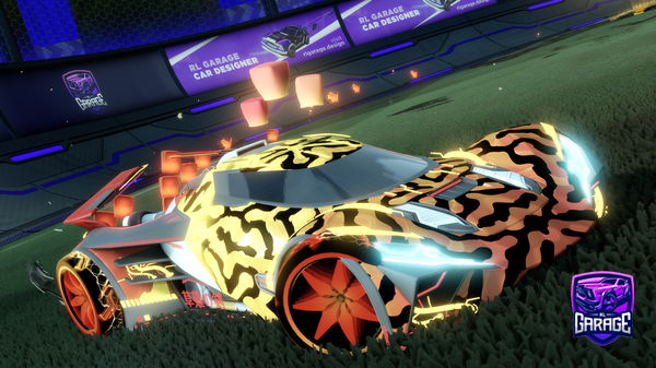 A Rocket League car design from puff1n