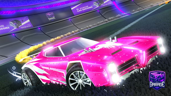 A Rocket League car design from KingOfPuercos