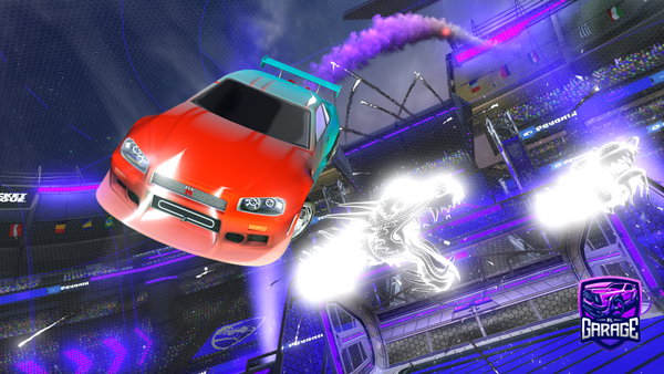 A Rocket League car design from Crouton_art
