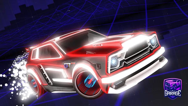 A Rocket League car design from JammBoon