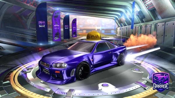 A Rocket League car design from TechGaur