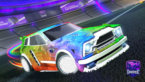 A Rocket League car design from LMKatb