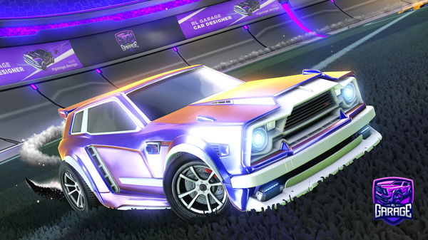 A Rocket League car design from Foxgamingv2