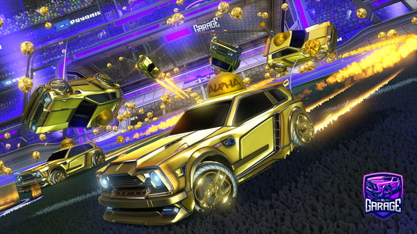A Rocket League car design from Octy2