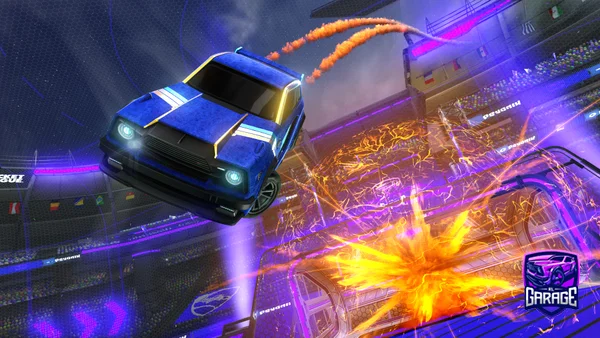 A Rocket League car design from cianavis