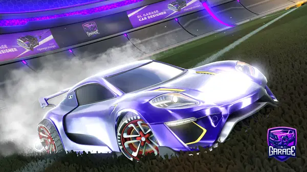 A Rocket League car design from DJf