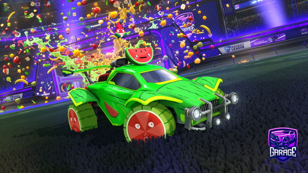 A Rocket League car design from Brodinho245