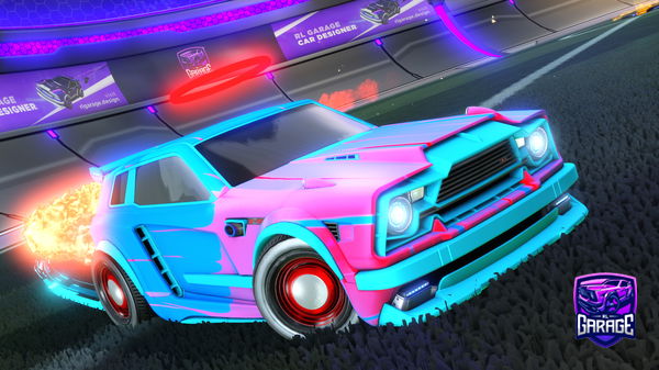 A Rocket League car design from Worm2020